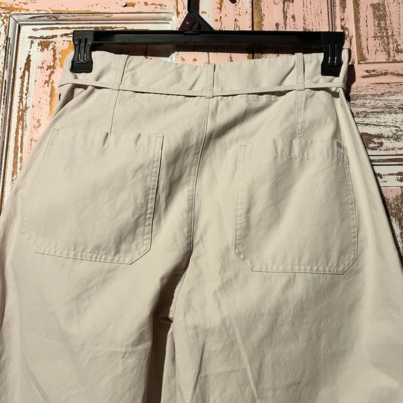 Calvin Klein Jeans Cream Wide Leg Pants - Picture 9 of 12